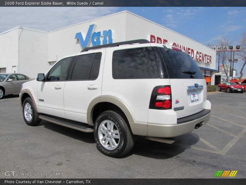 White Suede / Camel 2008 Ford Explorer Eddie Bauer