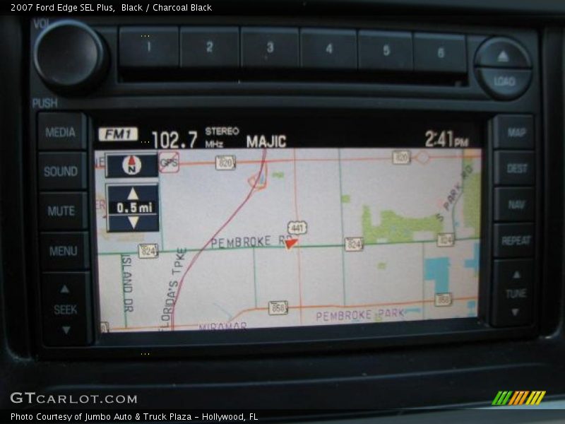 Black / Charcoal Black 2007 Ford Edge SEL Plus