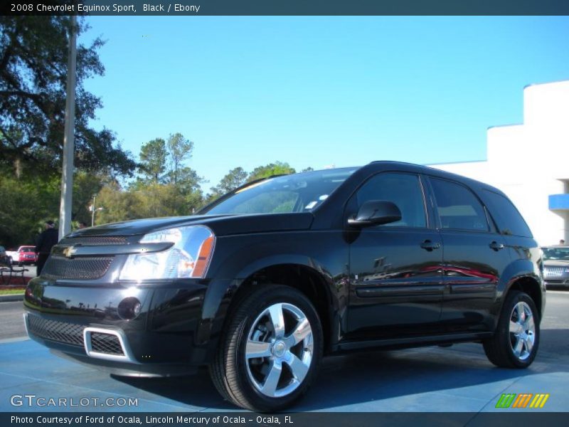 Black / Ebony 2008 Chevrolet Equinox Sport