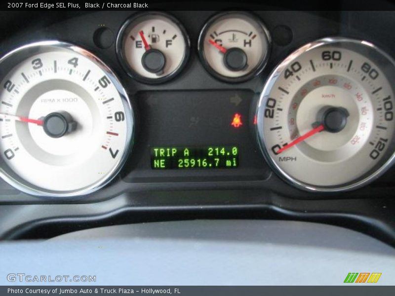 Black / Charcoal Black 2007 Ford Edge SEL Plus