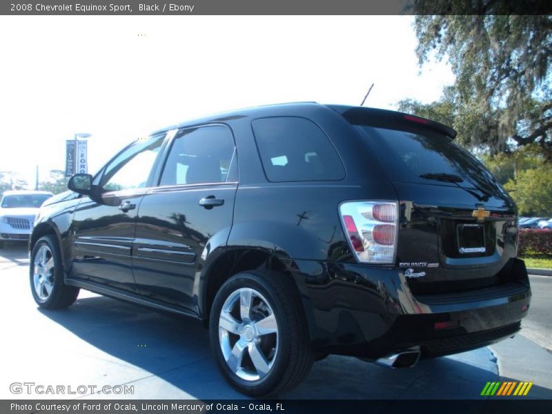 Black / Ebony 2008 Chevrolet Equinox Sport