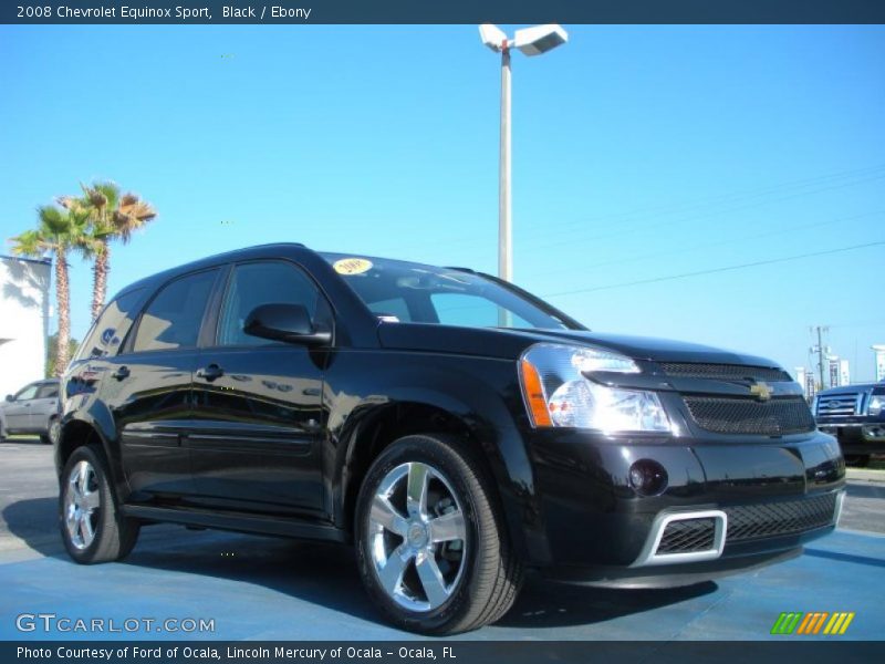 Black / Ebony 2008 Chevrolet Equinox Sport
