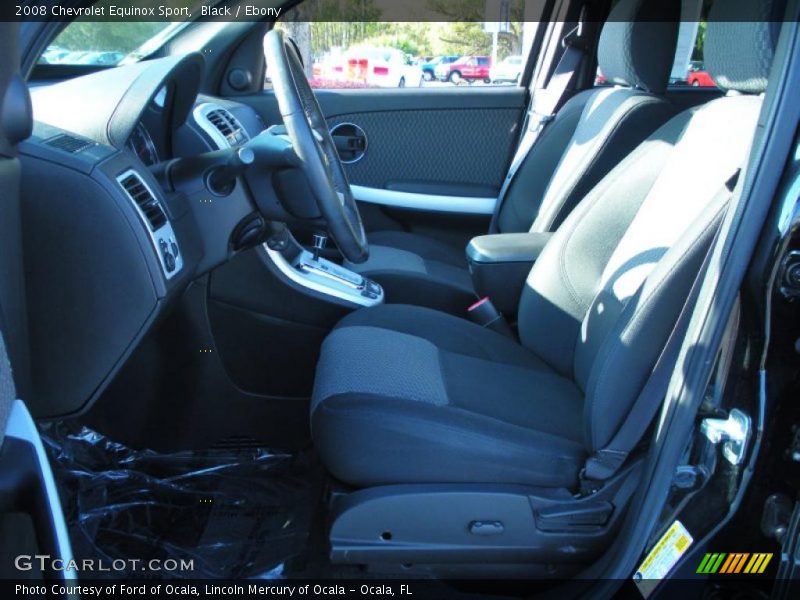  2008 Equinox Sport Ebony Interior