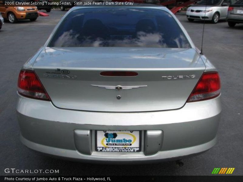 Satin Jade Pearl / Dark Slate Gray 2006 Chrysler Sebring Touring Sedan