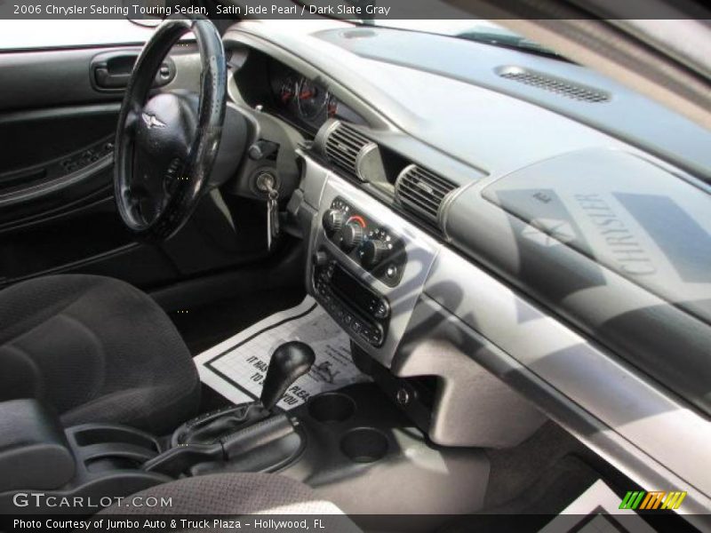 Satin Jade Pearl / Dark Slate Gray 2006 Chrysler Sebring Touring Sedan