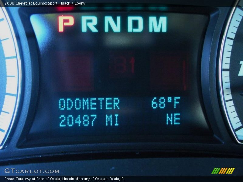 Black / Ebony 2008 Chevrolet Equinox Sport