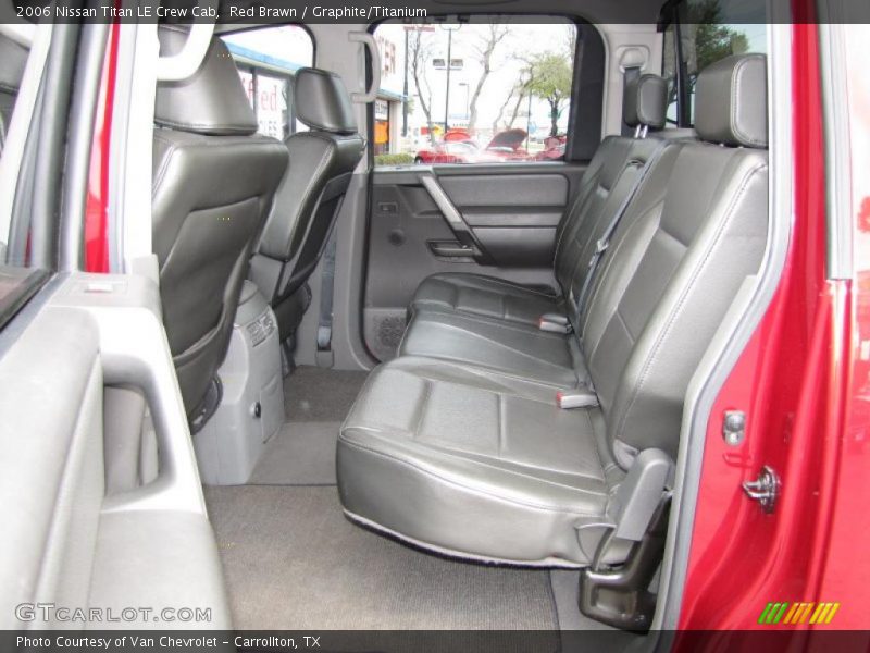 Red Brawn / Graphite/Titanium 2006 Nissan Titan LE Crew Cab