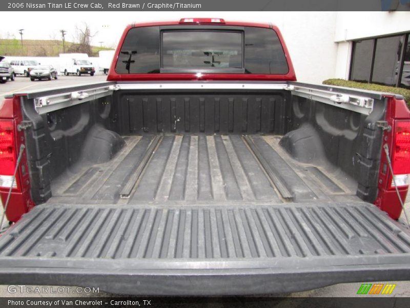 Red Brawn / Graphite/Titanium 2006 Nissan Titan LE Crew Cab