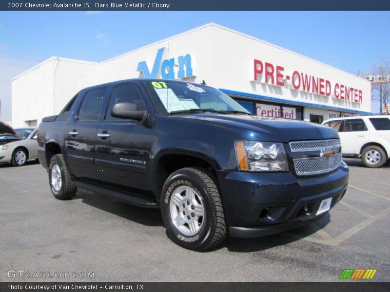 Dark Blue Metallic / Ebony 2007 Chevrolet Avalanche LS
