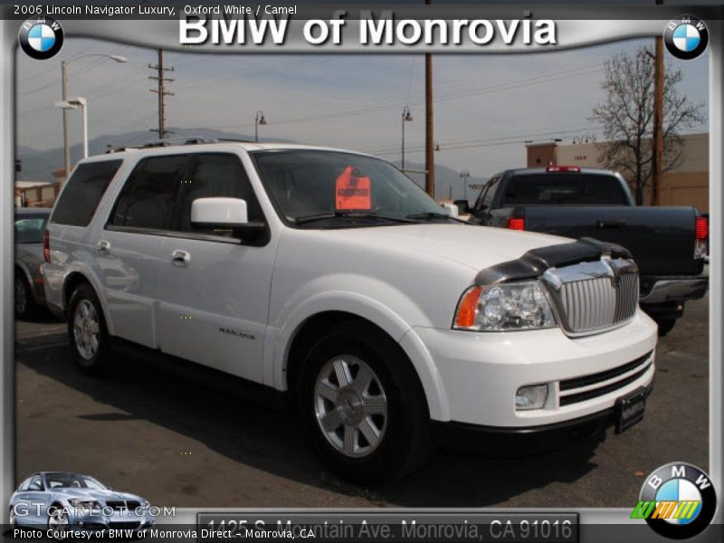Oxford White / Camel 2006 Lincoln Navigator Luxury