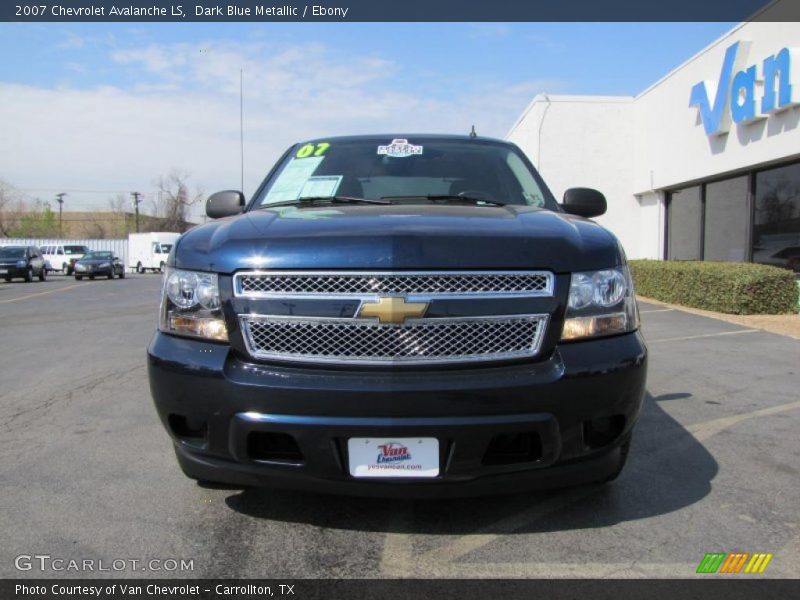 Dark Blue Metallic / Ebony 2007 Chevrolet Avalanche LS