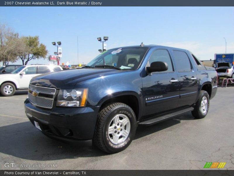 Dark Blue Metallic / Ebony 2007 Chevrolet Avalanche LS
