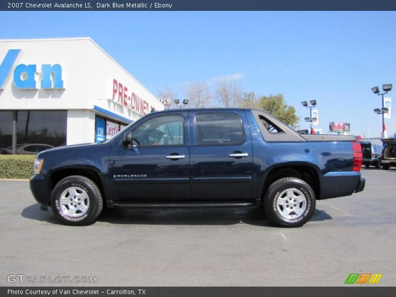 Dark Blue Metallic / Ebony 2007 Chevrolet Avalanche LS
