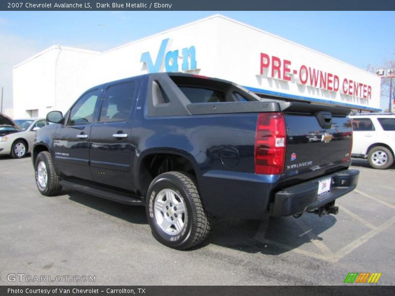 Dark Blue Metallic / Ebony 2007 Chevrolet Avalanche LS