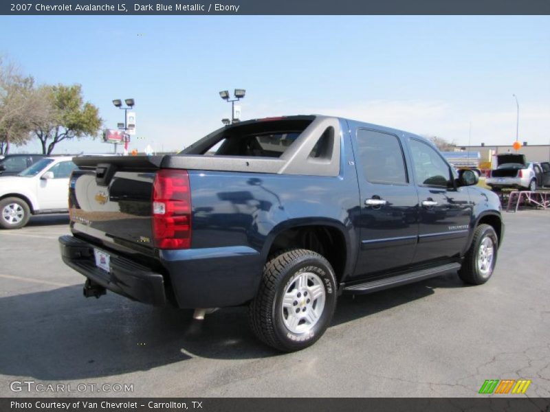 Dark Blue Metallic / Ebony 2007 Chevrolet Avalanche LS