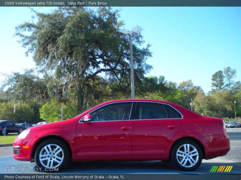  2009 Jetta TDI Sedan Salsa Red