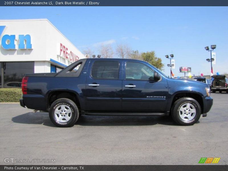Dark Blue Metallic / Ebony 2007 Chevrolet Avalanche LS