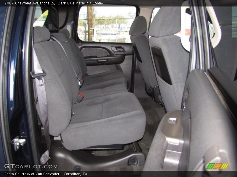 Dark Blue Metallic / Ebony 2007 Chevrolet Avalanche LS