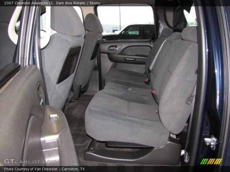 Dark Blue Metallic / Ebony 2007 Chevrolet Avalanche LS