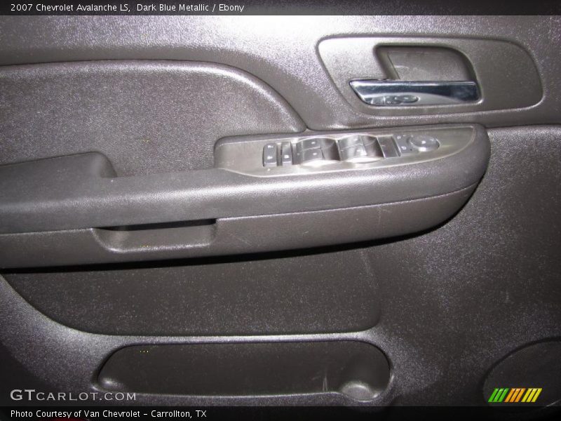 Dark Blue Metallic / Ebony 2007 Chevrolet Avalanche LS