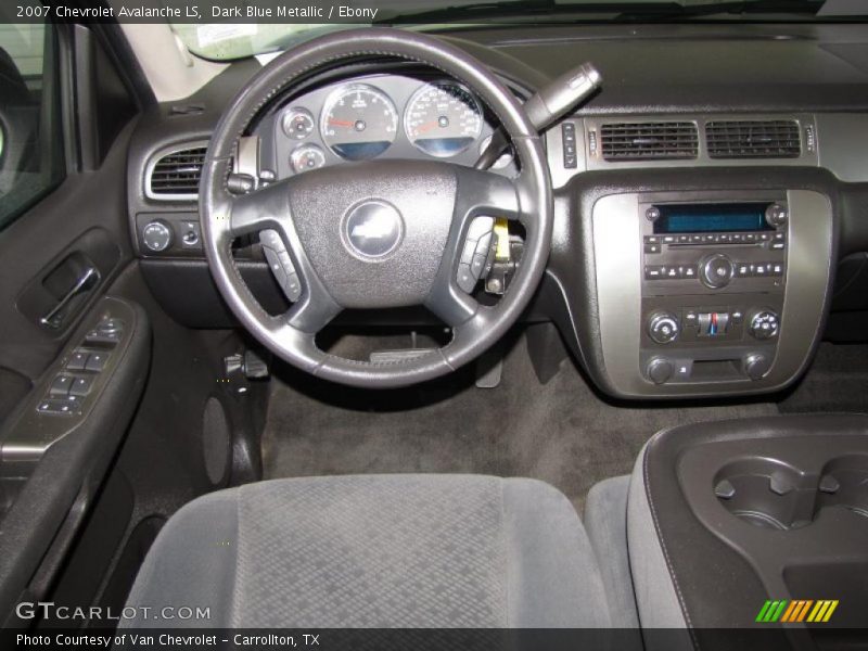 Dark Blue Metallic / Ebony 2007 Chevrolet Avalanche LS