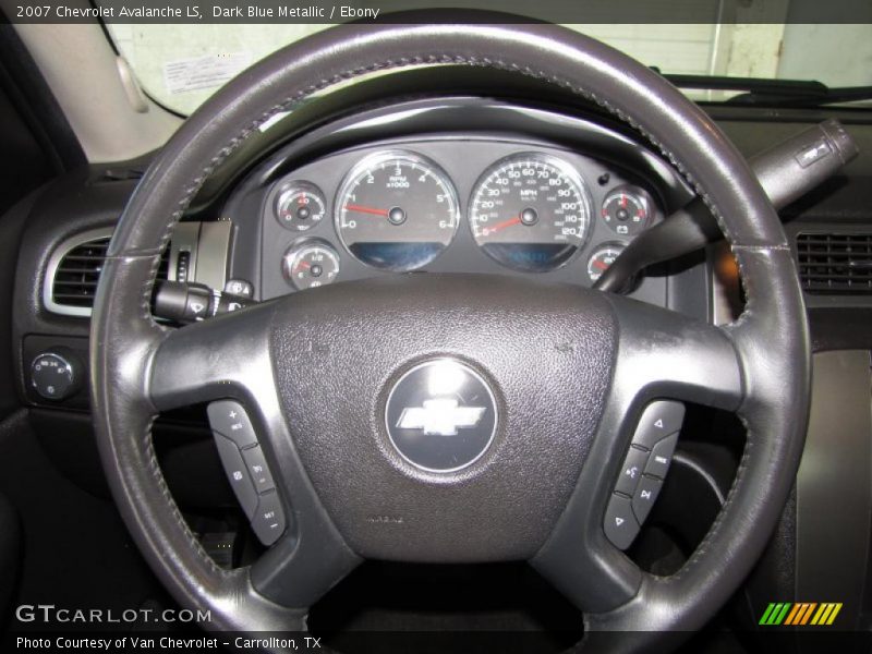 Dark Blue Metallic / Ebony 2007 Chevrolet Avalanche LS