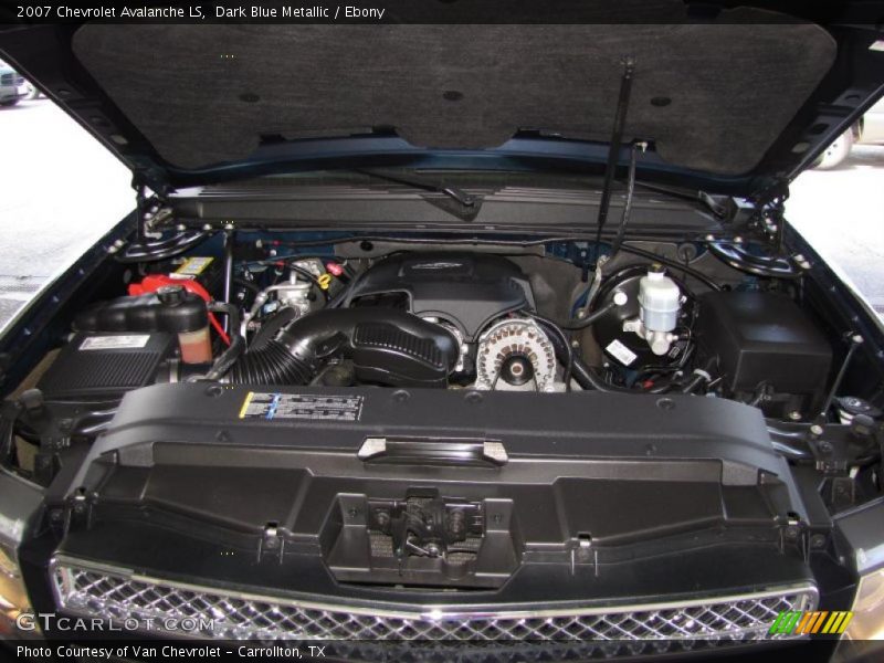 Dark Blue Metallic / Ebony 2007 Chevrolet Avalanche LS