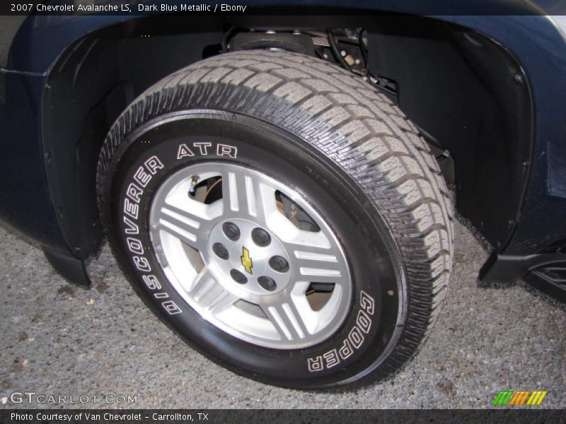 Dark Blue Metallic / Ebony 2007 Chevrolet Avalanche LS