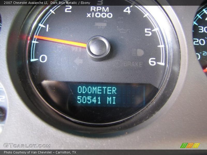 Dark Blue Metallic / Ebony 2007 Chevrolet Avalanche LS