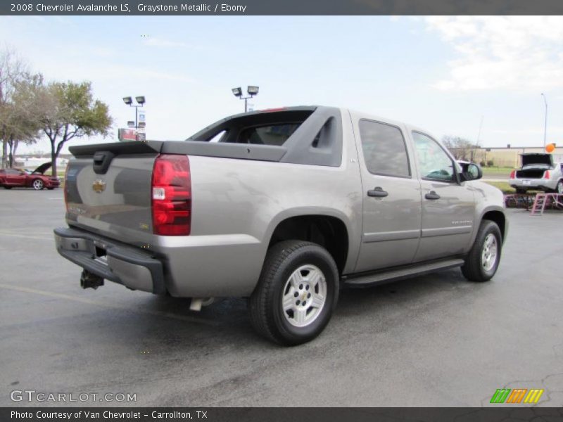 Graystone Metallic / Ebony 2008 Chevrolet Avalanche LS