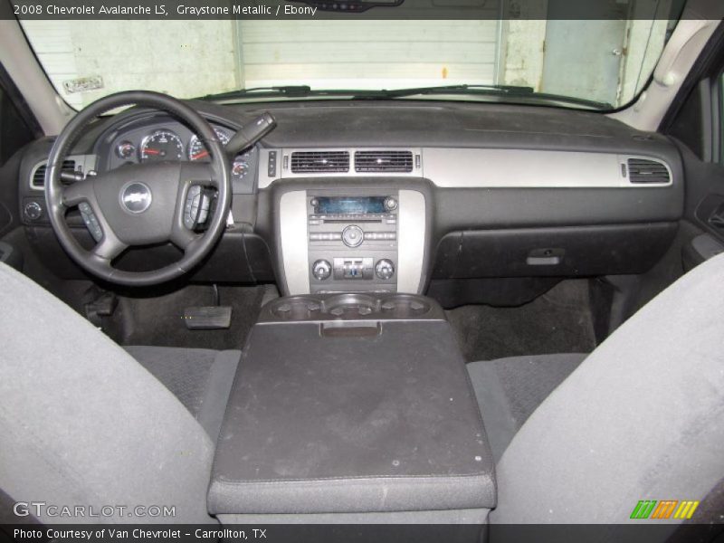 Graystone Metallic / Ebony 2008 Chevrolet Avalanche LS