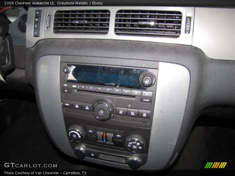 Graystone Metallic / Ebony 2008 Chevrolet Avalanche LS