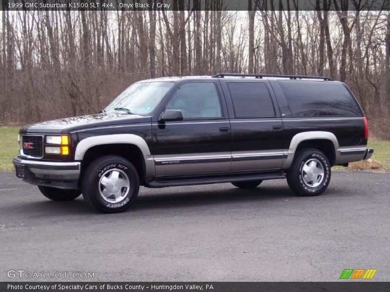 Onyx Black / Gray 1999 GMC Suburban K1500 SLT 4x4