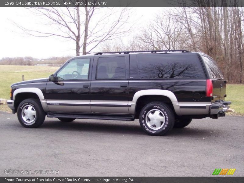 Onyx Black / Gray 1999 GMC Suburban K1500 SLT 4x4