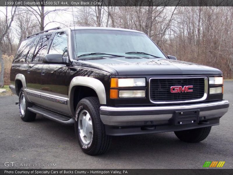 Onyx Black / Gray 1999 GMC Suburban K1500 SLT 4x4