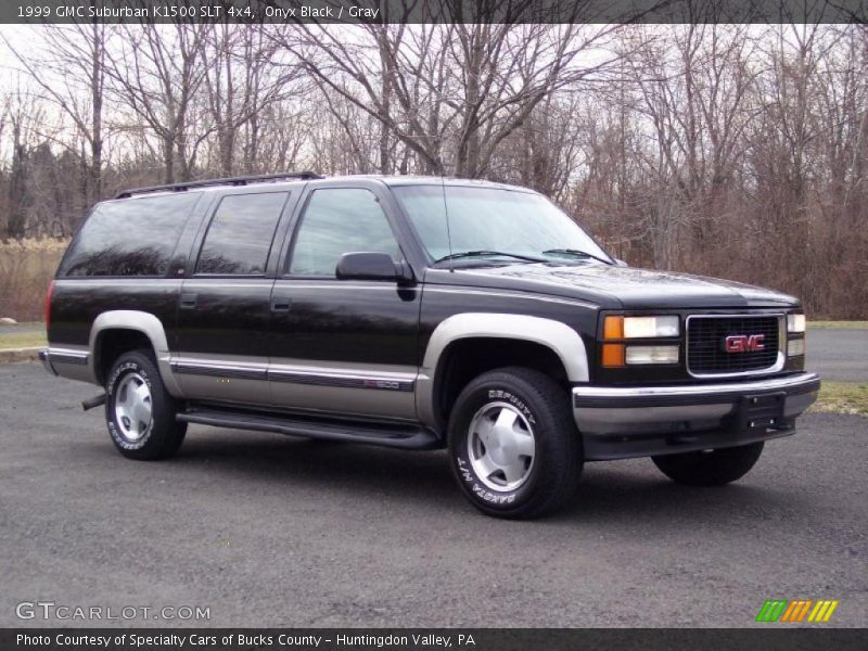 Onyx Black / Gray 1999 GMC Suburban K1500 SLT 4x4