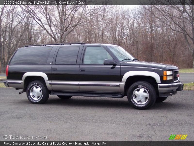 Onyx Black / Gray 1999 GMC Suburban K1500 SLT 4x4