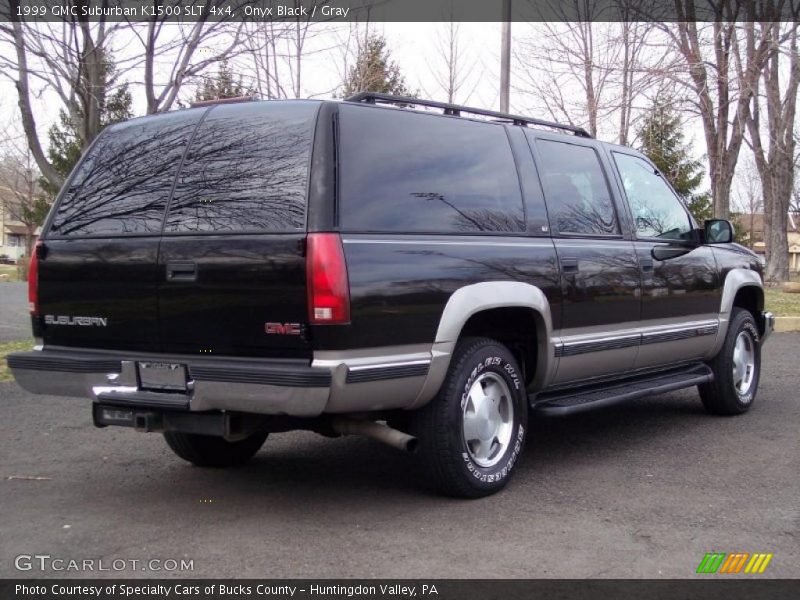 Onyx Black / Gray 1999 GMC Suburban K1500 SLT 4x4