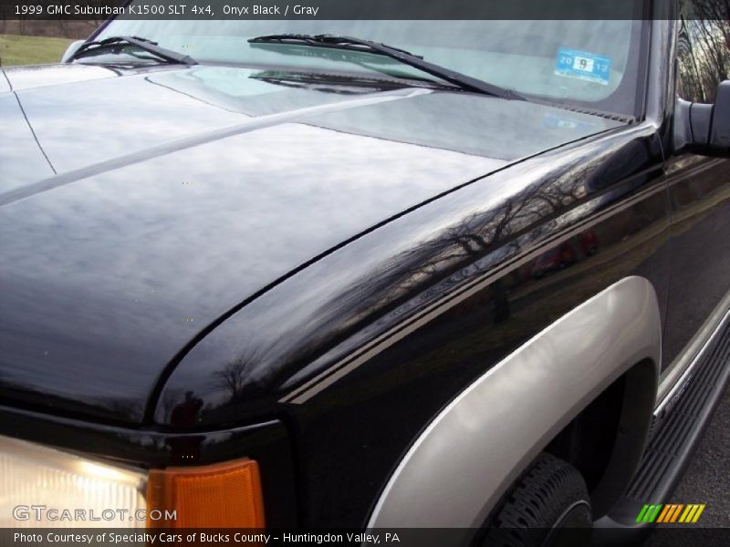Onyx Black / Gray 1999 GMC Suburban K1500 SLT 4x4