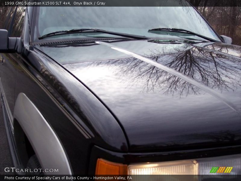 Onyx Black / Gray 1999 GMC Suburban K1500 SLT 4x4