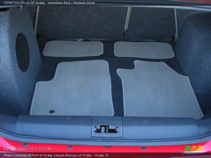 Vermillion Red / Medium Stone 2008 Ford Focus SE Sedan