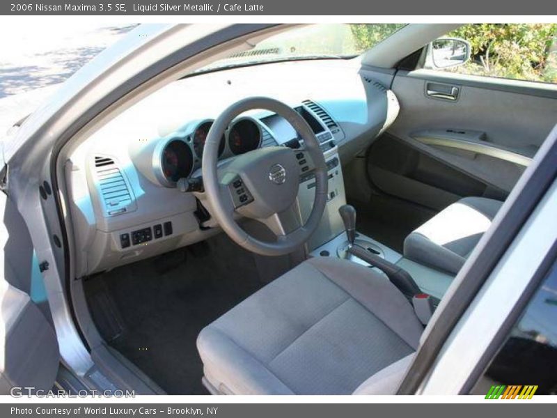 Liquid Silver Metallic / Cafe Latte 2006 Nissan Maxima 3.5 SE