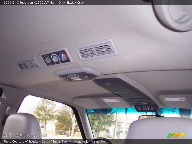 Onyx Black / Gray 1999 GMC Suburban K1500 SLT 4x4