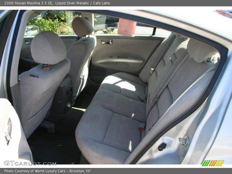 Liquid Silver Metallic / Cafe Latte 2006 Nissan Maxima 3.5 SE