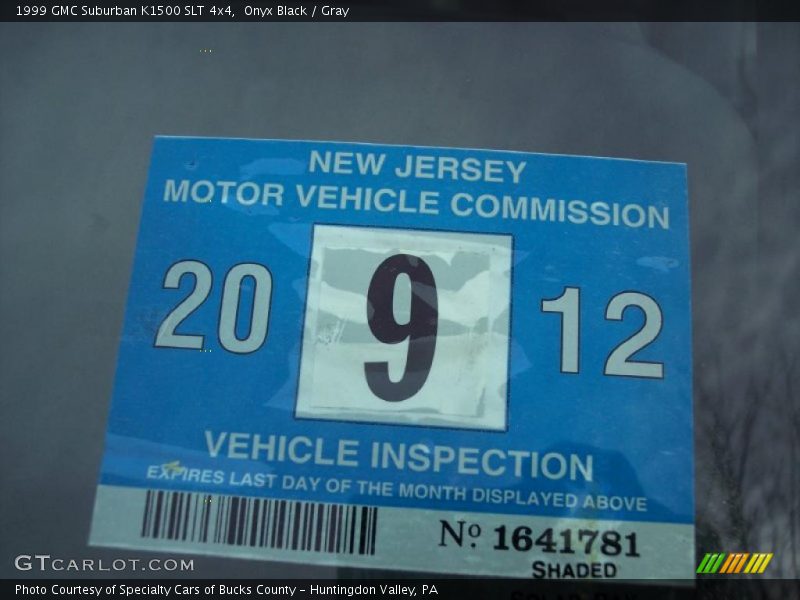 Onyx Black / Gray 1999 GMC Suburban K1500 SLT 4x4