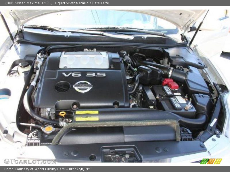 Liquid Silver Metallic / Cafe Latte 2006 Nissan Maxima 3.5 SE
