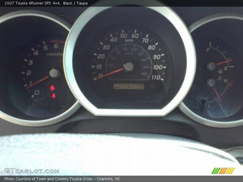 Black / Taupe 2007 Toyota 4Runner SR5 4x4