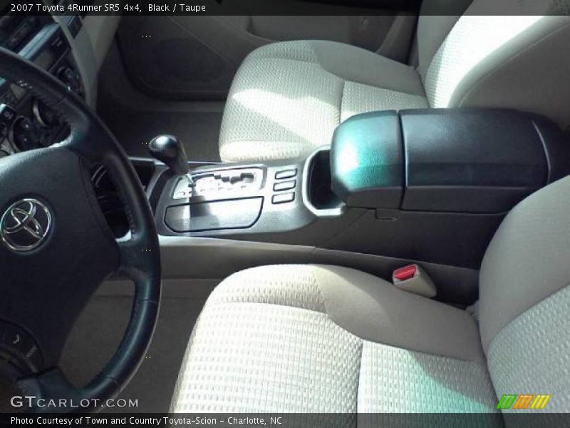 Black / Taupe 2007 Toyota 4Runner SR5 4x4