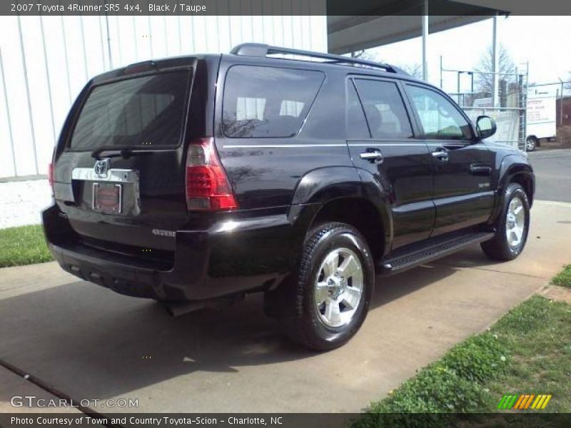 Black / Taupe 2007 Toyota 4Runner SR5 4x4