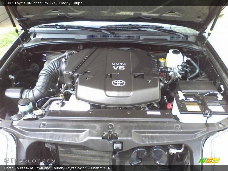 Black / Taupe 2007 Toyota 4Runner SR5 4x4